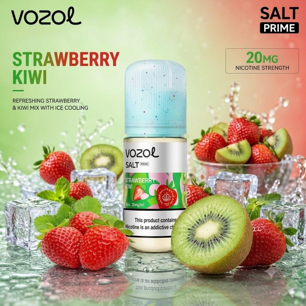Vozol Salt Prime Strawberry Kiwi 20mg/-30ml Vape Juice