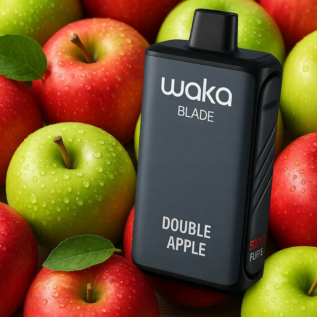 Waka Blade Double Apple 50000 Puffs Disposable Vape In Kampala.