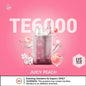 Elf bar TE6000 Juicy Peach vape shop Uganda.