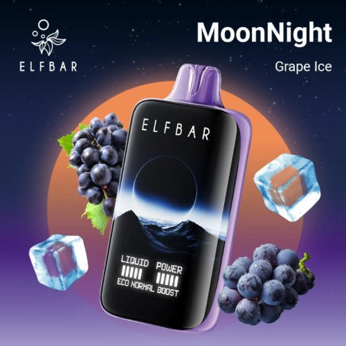 Elf bar Moon Night Grape ice 40000 puffs