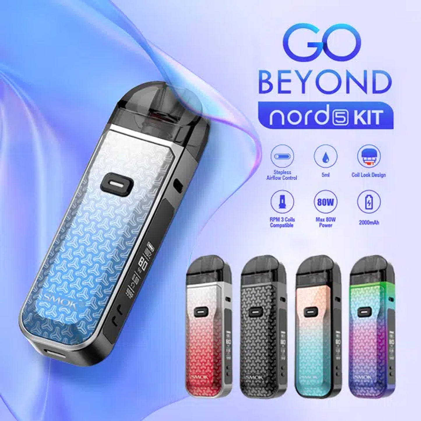 SMOK Nord 5 80W Pod Kit