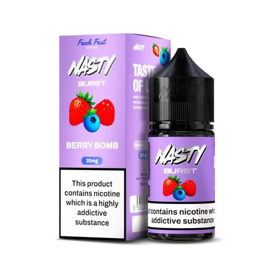 Nasty Burst - Berry Bomb 50mg-/30ml Nic Salt.