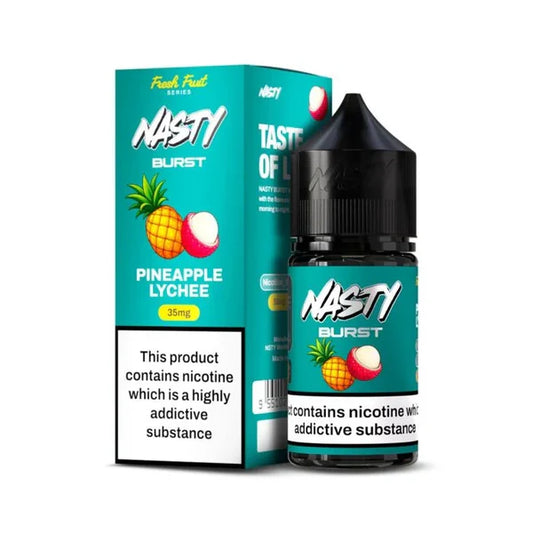 Nasty Burst - Pineapple Lychee 50mg-/30ml Nic Salt.