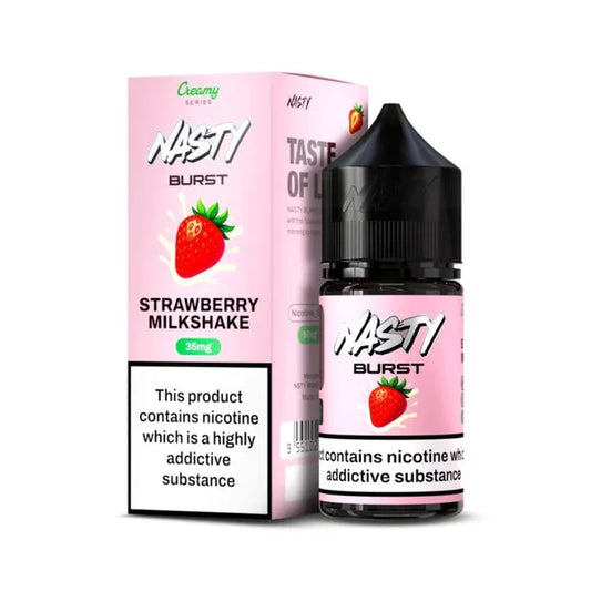 Nasty Burst - Strawberry Milkshake 50mg-/30ml Nic Salt.