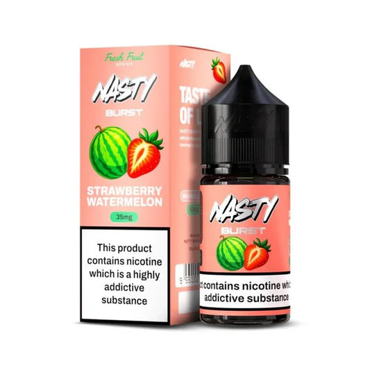 Nasty Burst - Strawberry Watermelon  50mg-/30ml Nic Salt.