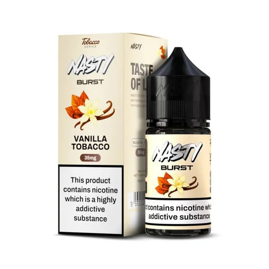 Nasty Burst - Vanilla Tobacco 50mg-/30ml Nic Salt