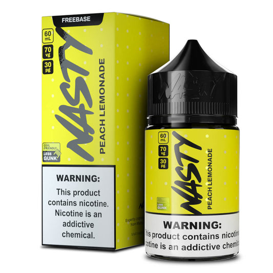 Nasty Juice Peach lemonade  3mg/ml- 60ml.
