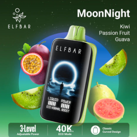 Elf bar Moon Night Kiwi Passion fruit guava 40000 puffs