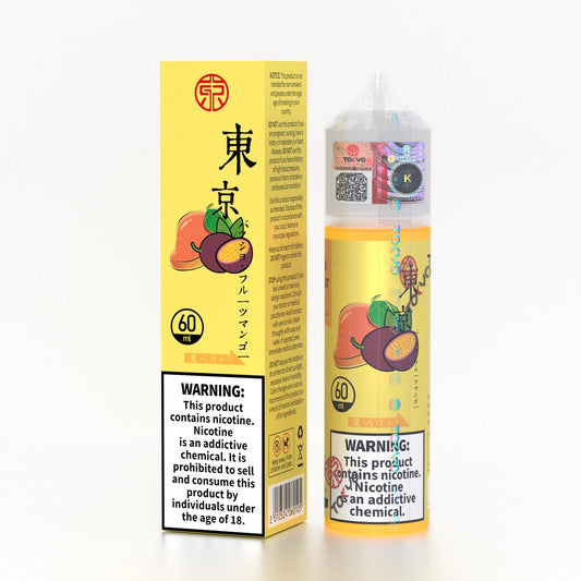 Tokyo Iced Passion Fruit 3mg/ml- 60ml E liquid.