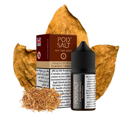 POD SALT CORE CLASSIC TOBACCO 30ML SALT NIC E-LIQUID- 20MG