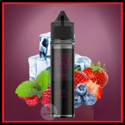 Pod Salt Mixed Berries Ice E-liquid 3mg-/60ml In Kampala.
