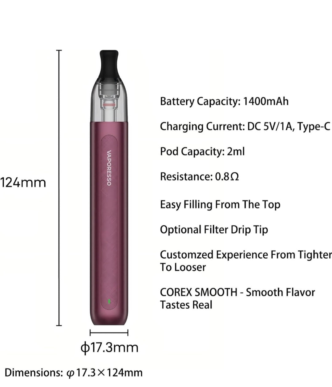 Vaporesso ECO ONE Pro Kit | Eco One Pod Compatible