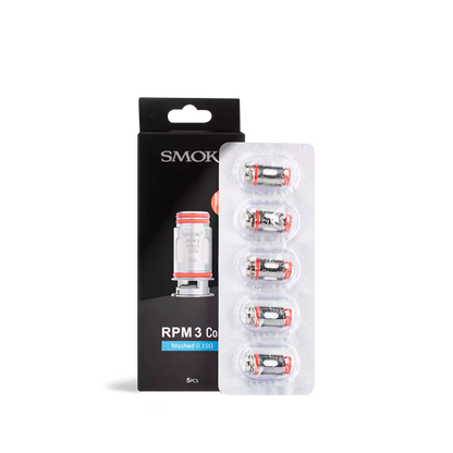 Smok RPM 3 Coils 0.15ohm 0.23ohm Meshed Coil  Replacement Pack Of 5