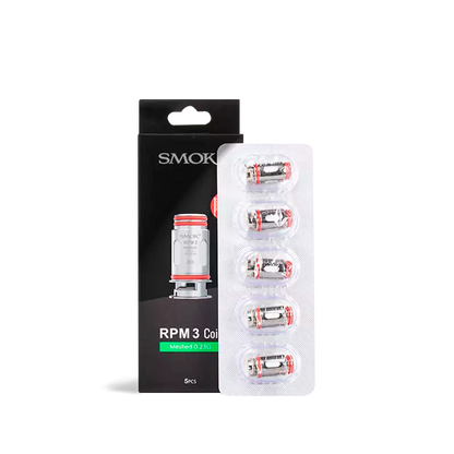 Smok RPM 3 Coils 0.15ohm 0.23ohm Meshed Coil  Replacement Pack Of 5
