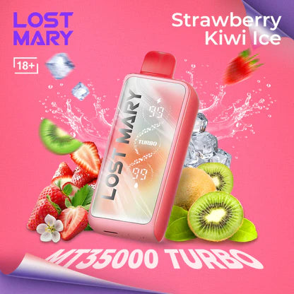 Lost Mary Strawberry Kiwi ice MT 35000 Puffs 20mg.