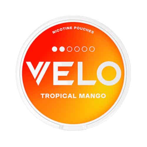 VELO Tropical mango 6 mg nicotine pouches in Uganda