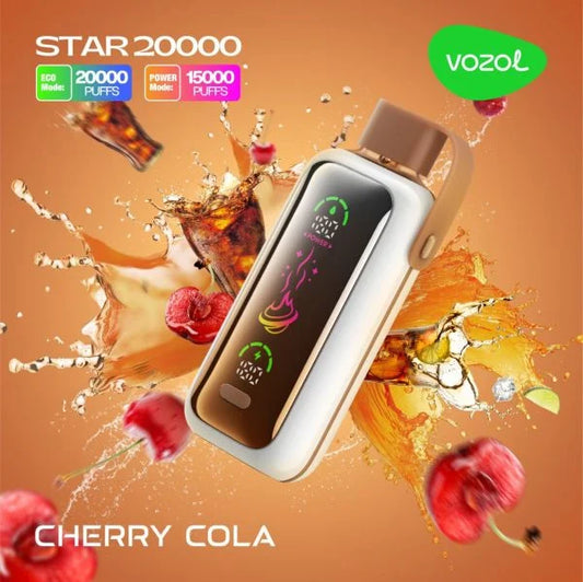 VOZOL Star Cherry Cola 20000 Puffs Disposable Vape in Uganda.