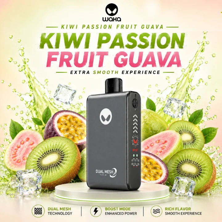Waka Blade Kiwi passion fruit guava 50000 Puffs Disposable Vape In Kampala