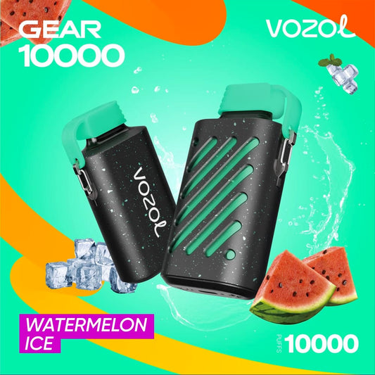 VOZOL Gear 10000 Puffs Watermelon Bubblegum  Disposable Pod.