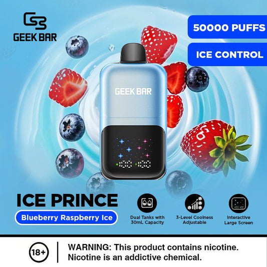 Geek bar Blue Raspberry Ice 50000 puffs