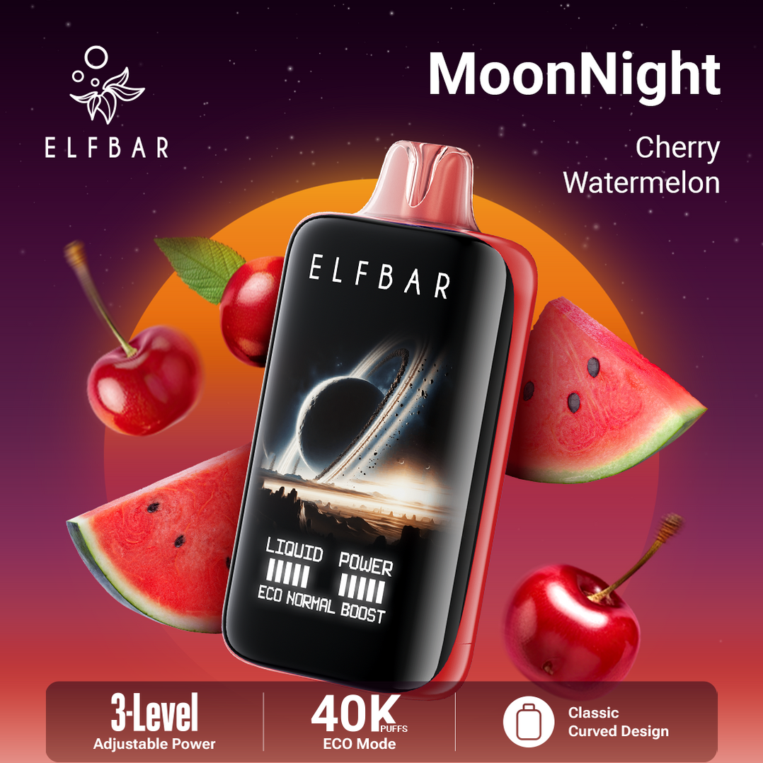 Elf bar Moon Night Cherry Watermelon 40000 puffs