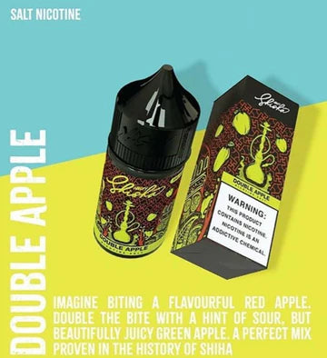 DOUBLE APPLE BY NASTY SHISHA E-LIQUID 60ML-3MG. vape juice Kampala