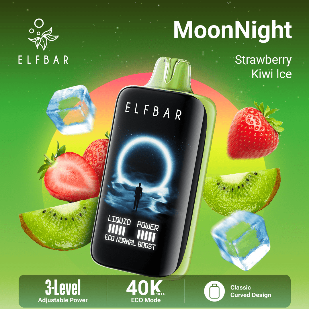 Elf bar Moon Night Strawberry Kiwi Ice 40000 puffs