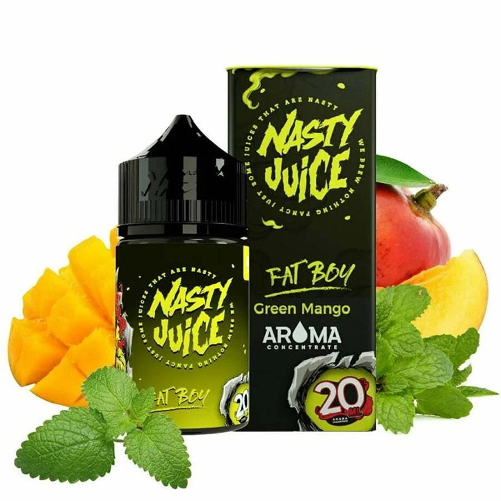 Green mango Fat Boy E-Liquid by Nasty Juice 3mg/ml-60ml.