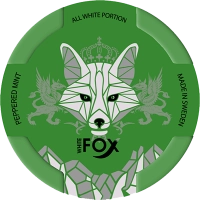 White Fox Peppered Mint Slim 12.4mg Snus in Uganda