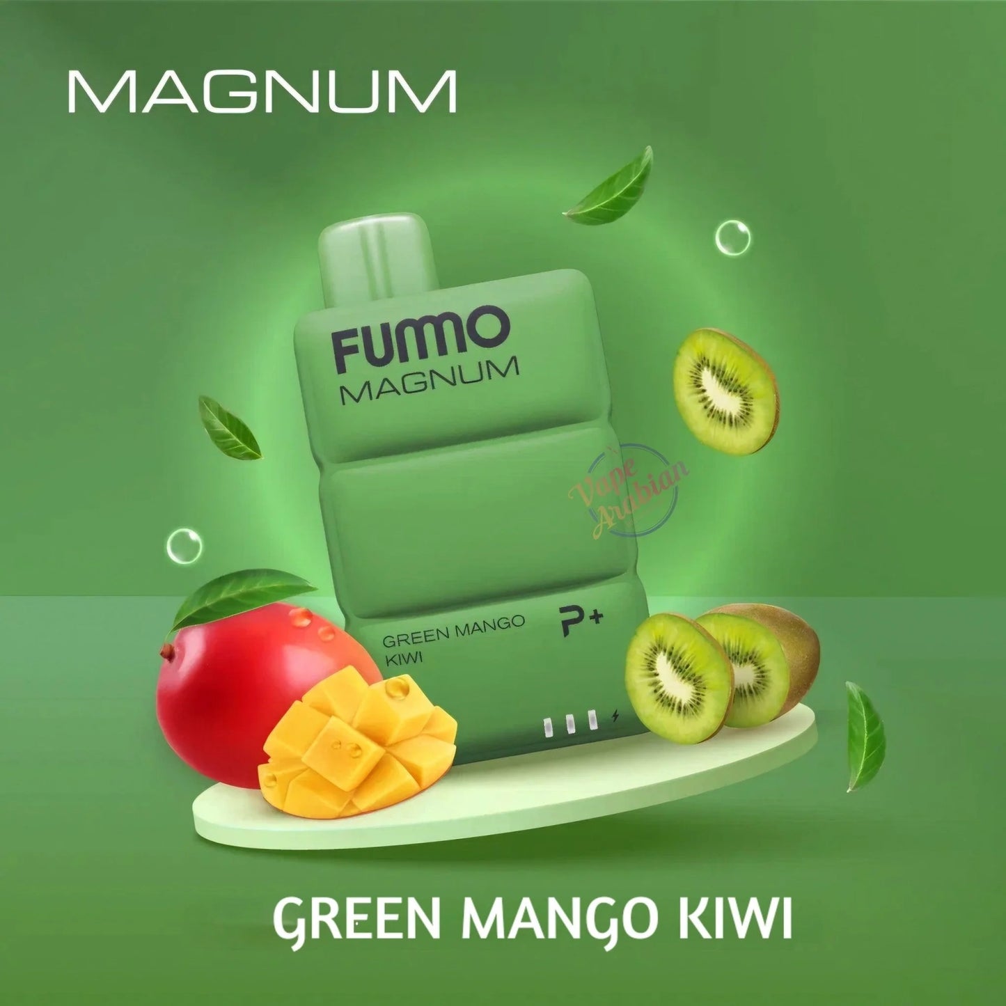 FUMMO Magnum Green Mango Kiwi 8000 Puffs Disposable In UGANDA