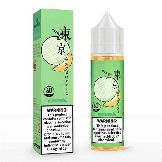 Tokyo Iced Hami Melon 3mg 60ml E liquid.