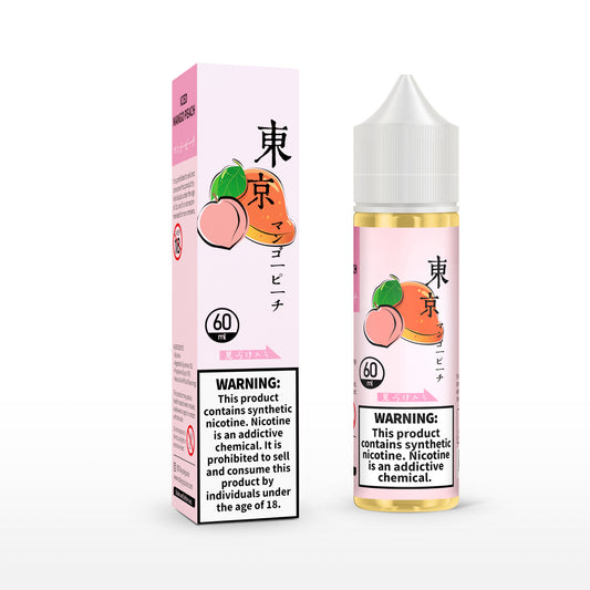 TOKYO Iced Peach 3m/ml- 60ML E-Liquid IN UGANDA.