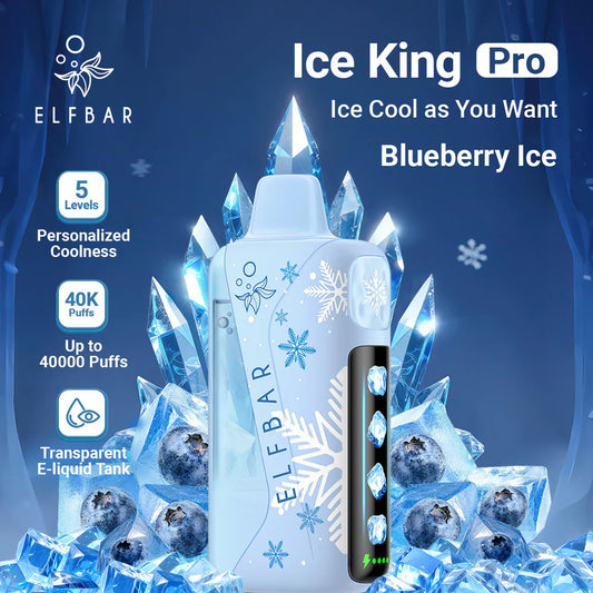 ELFBAR Ice King Pro Blueberry Ice 40000 Puffs