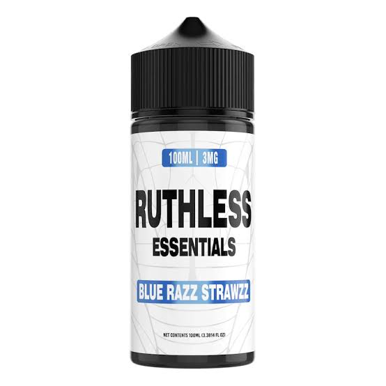 BLUERAZZ STRAWZ by Ruthless Vapor 3mg/ 100ml.