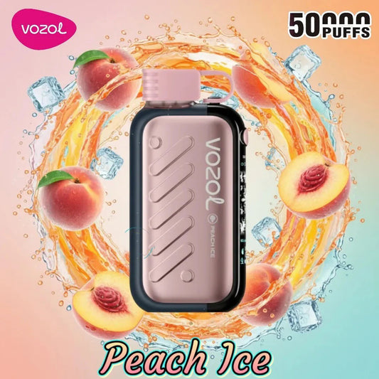 Vozol Gear Peach Ice 50000 Puffs.