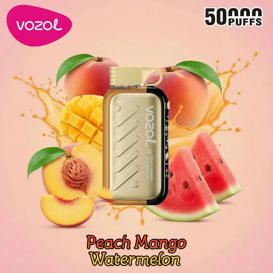 Vozol Gear Peach mango Watermelon 50000 Puffs.