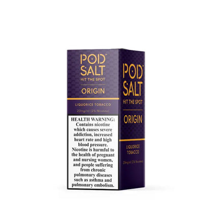 Pod Salt Origin Liquorice Tobacco 20mg/ml-30ml