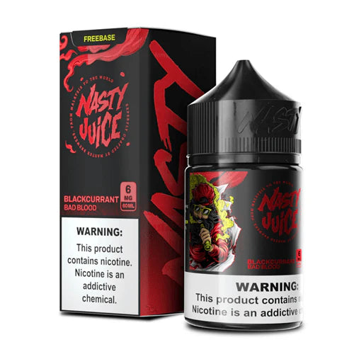 Nasty Juice Black Currant BadBlood  3mg/ml- 60ml.
