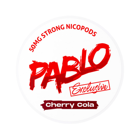Exclusive Cherry Cola nicotine pouches in Uganda.