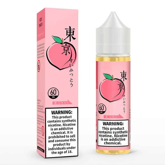 Tokyo Iced Peach Melon 3mg/ml- 60ml E liquid.