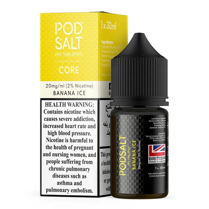 Pod Salt Core Banana Ice-20mg/ml-30ml