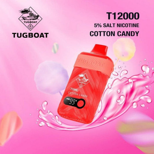 Tugboat t12,000 Cotton Candy Disposable Vape