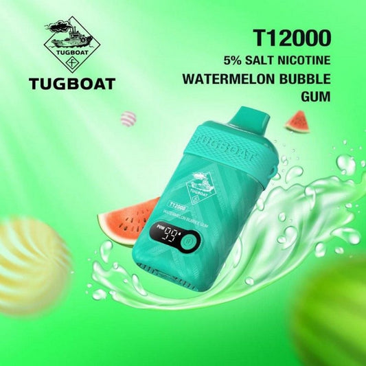 Tugboat T12,00 Watermelon Bubblegum Disposable Vape