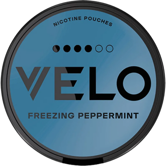 VELO Freezing Peppermint 10 mg nicotine pouches in Uganda