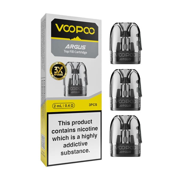 VooPoo Argus Top Fill Replacement Pods – 3ml XL – 3 pcs By Argus